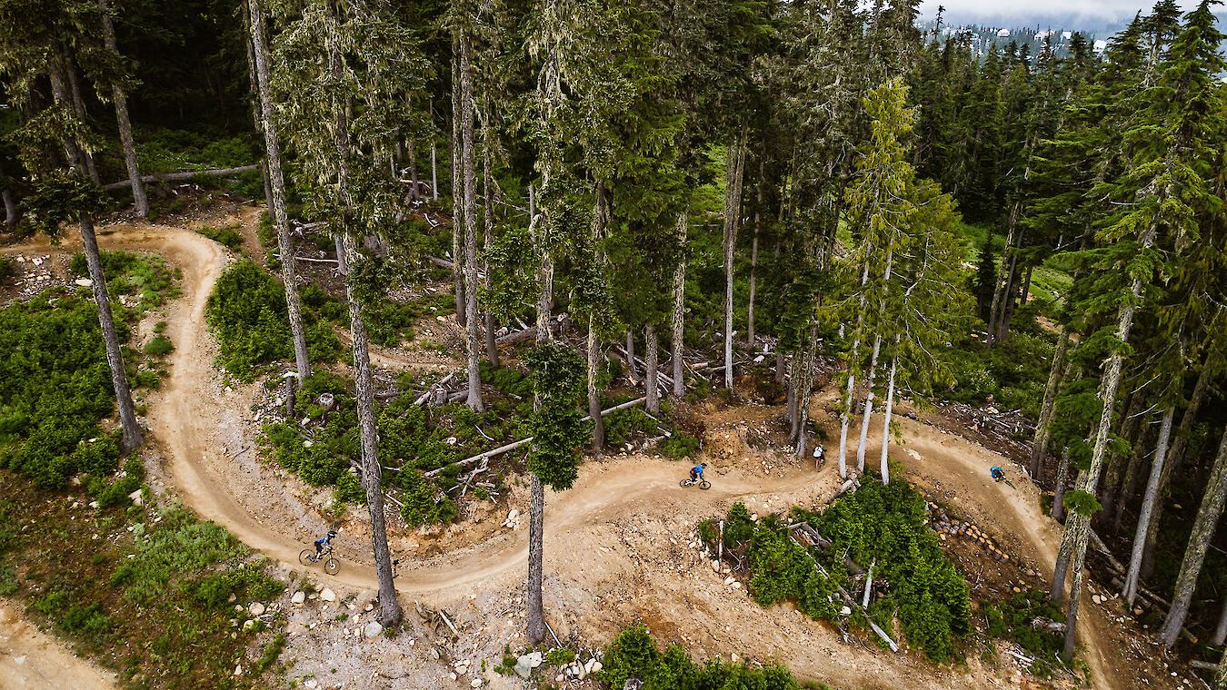 Mount Washington Bike Park on Vancouver Island