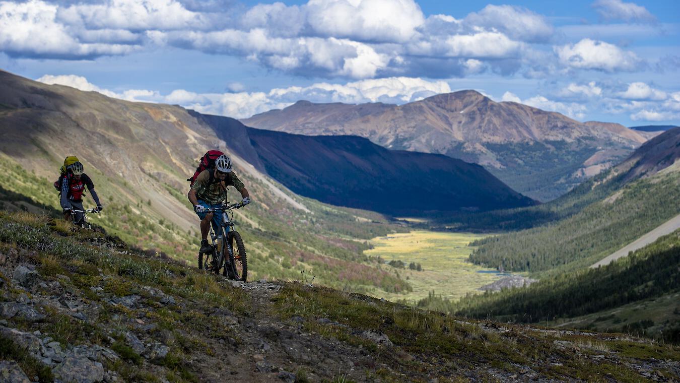 chilcotin mountain biking trip