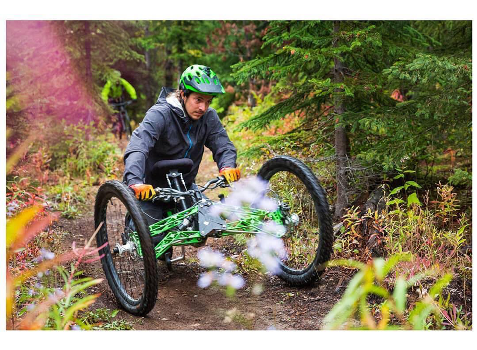 Adaptive Mountain Biking. Photo: Niall Pinder