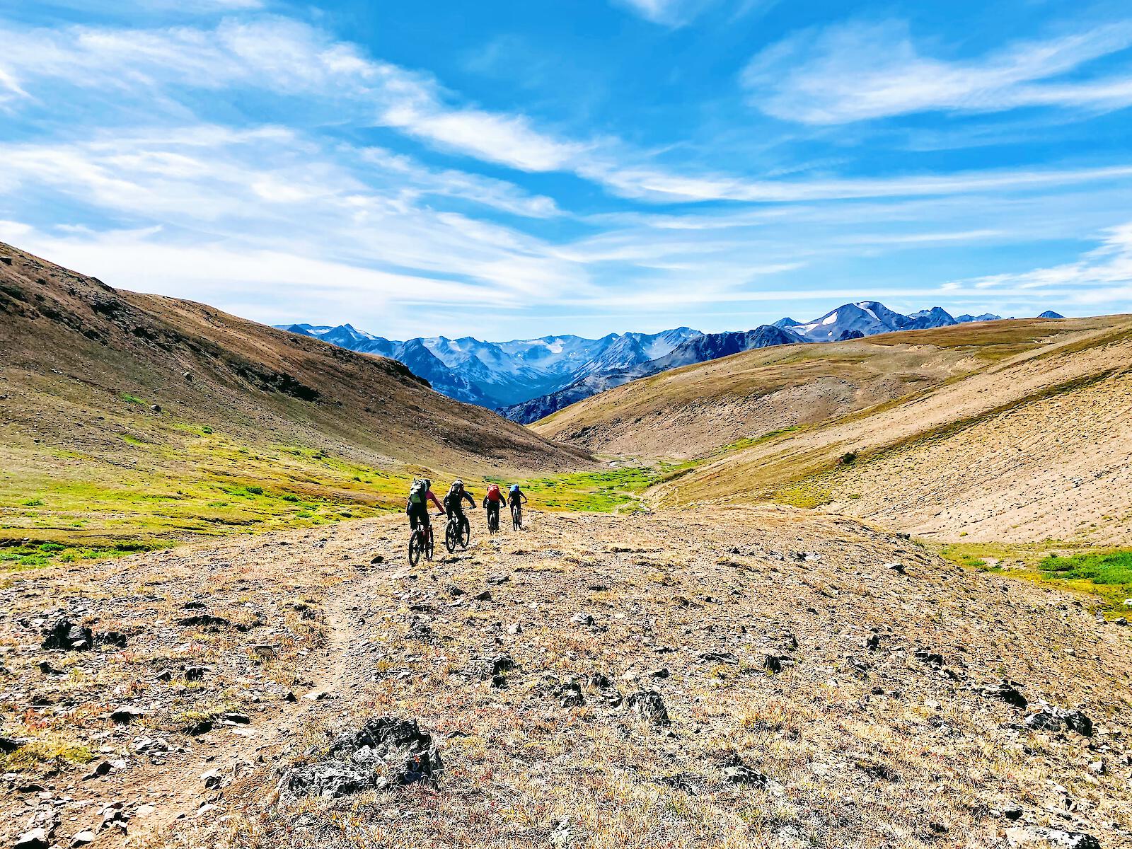 Endless singletrack descents.